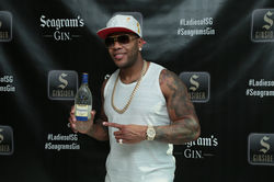 Flo Rida with Seagram's Gin