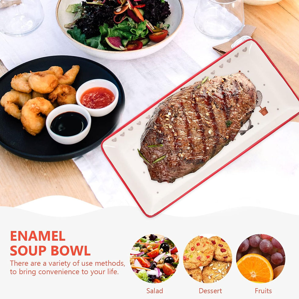 Miniatura: DOITOOL Platos de fiesta de cerámica para servir Navidad con diseño de gnomo