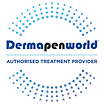 dermapen company logo with coluorful dots