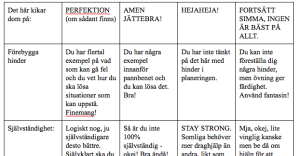 Mollies bedömningsmall