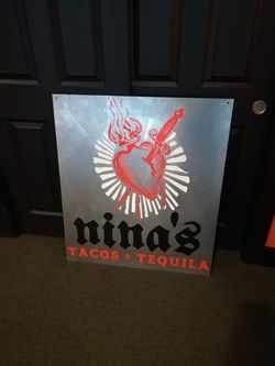 Vinyl-layered Steel Sign
