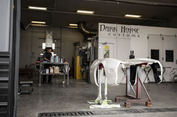 Decals I installed on the paint booth