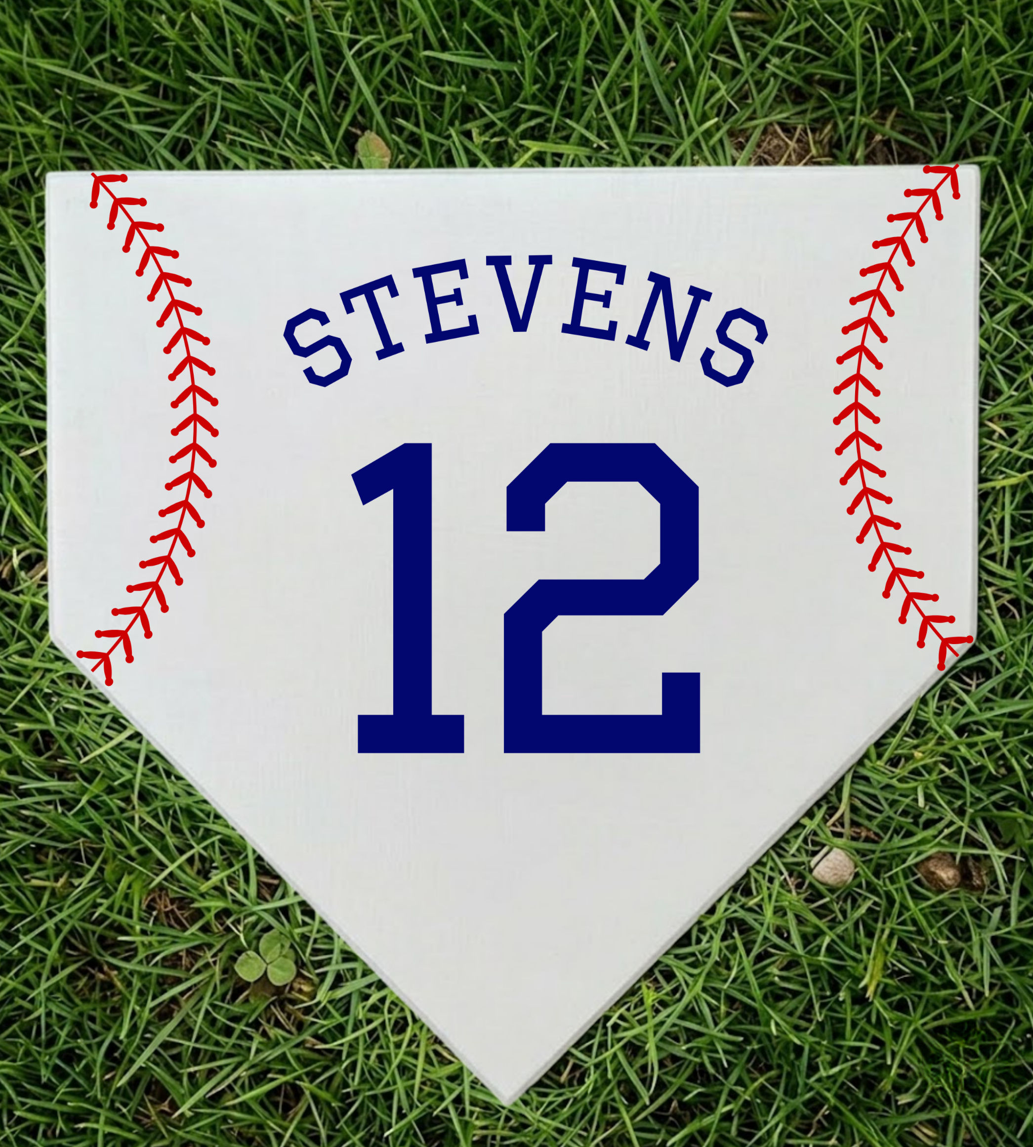Personalized Baseball & Softball Home Plate Sign- Senior Gift, Team Gift, Coach