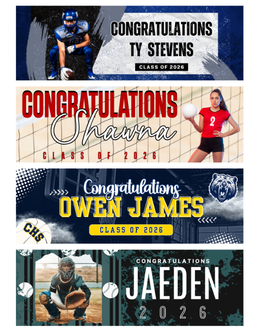 Custom Senior Banners