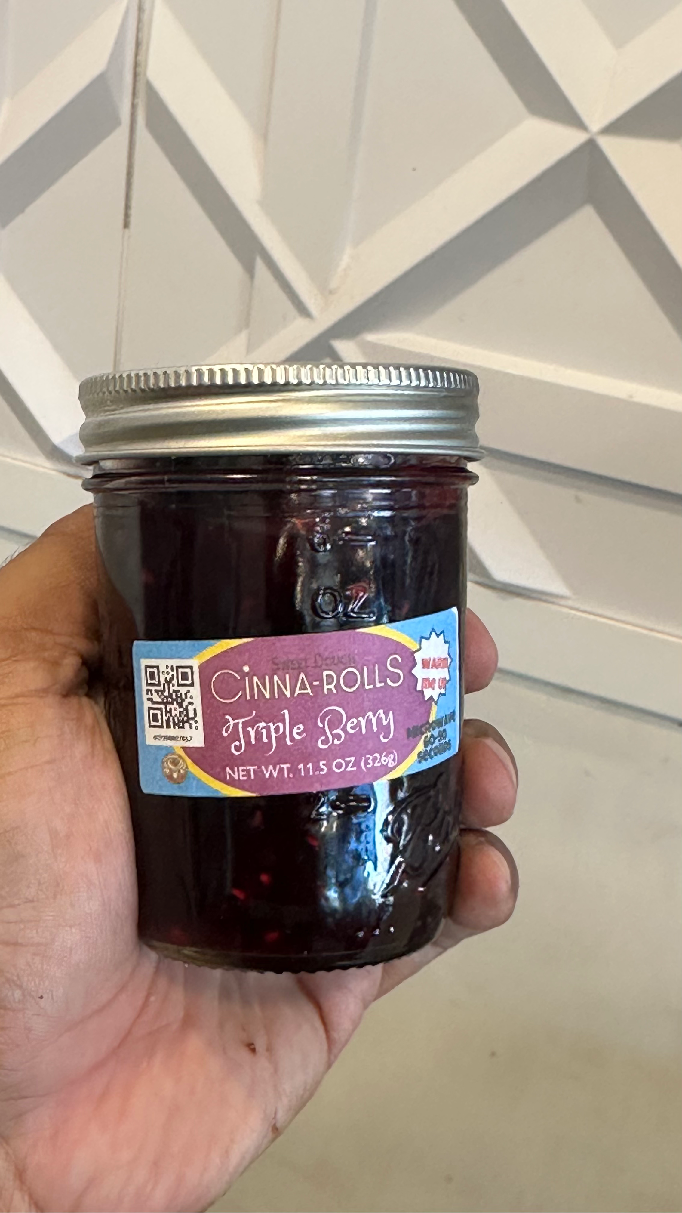 16 oz jar of Mixed Berry Compote
