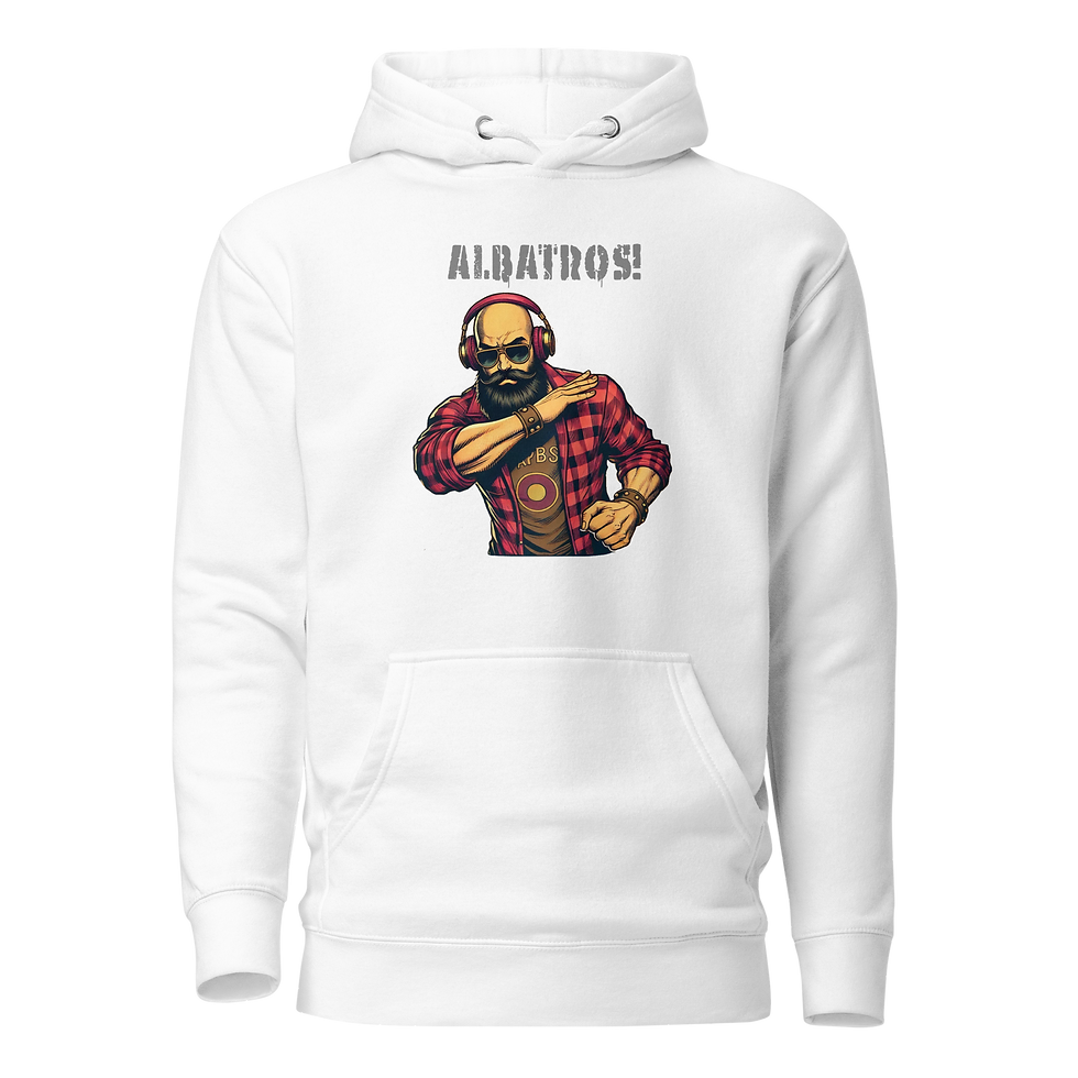 Miniaturbild: DharkSystem "Albatros" Kapuzenpullover | Front Print