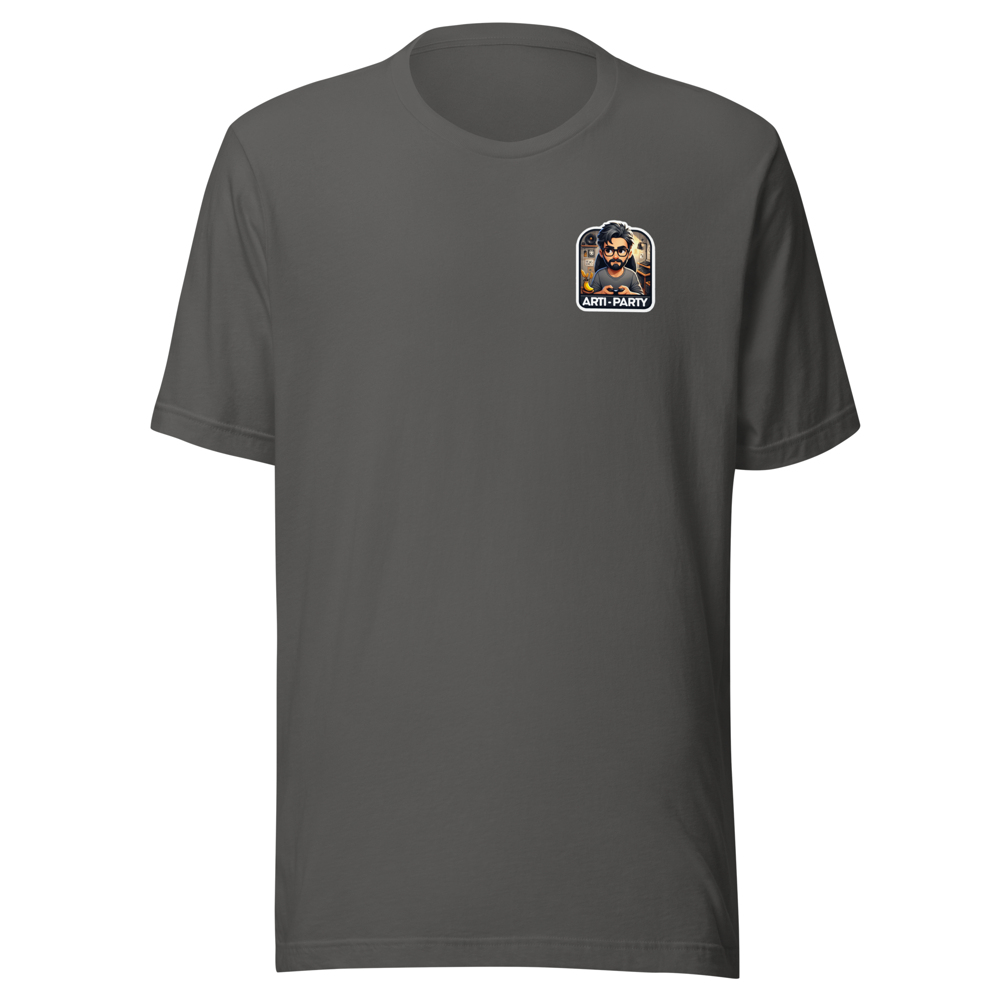 ArtiParty Logo White T-Shirt | Front Print
