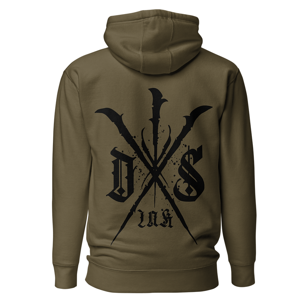 Miniaturbild: DS Ink Kapuzenpullover | Front + Back Print