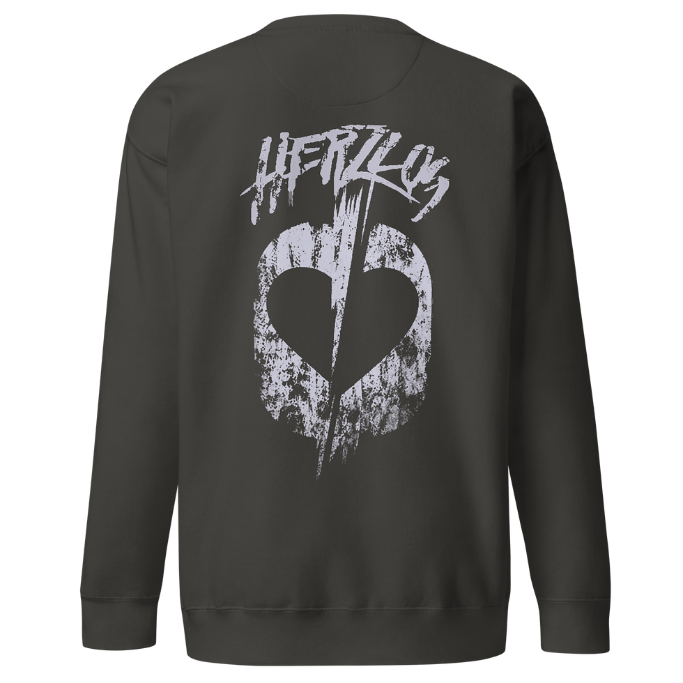 Miniaturbild: Herzlos "Kammerflimmern Tour" | Unisex Premium Sweatshirt | Front + Back Print 