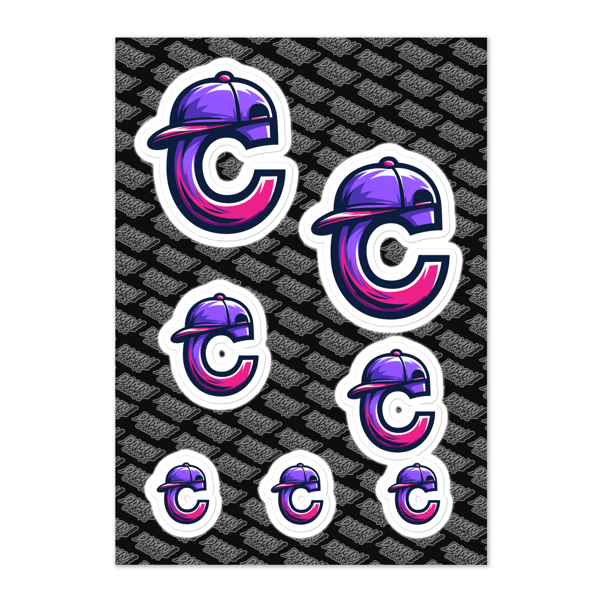 Crizko Sticker Sheet ( 6 Sticker pro Sheet )