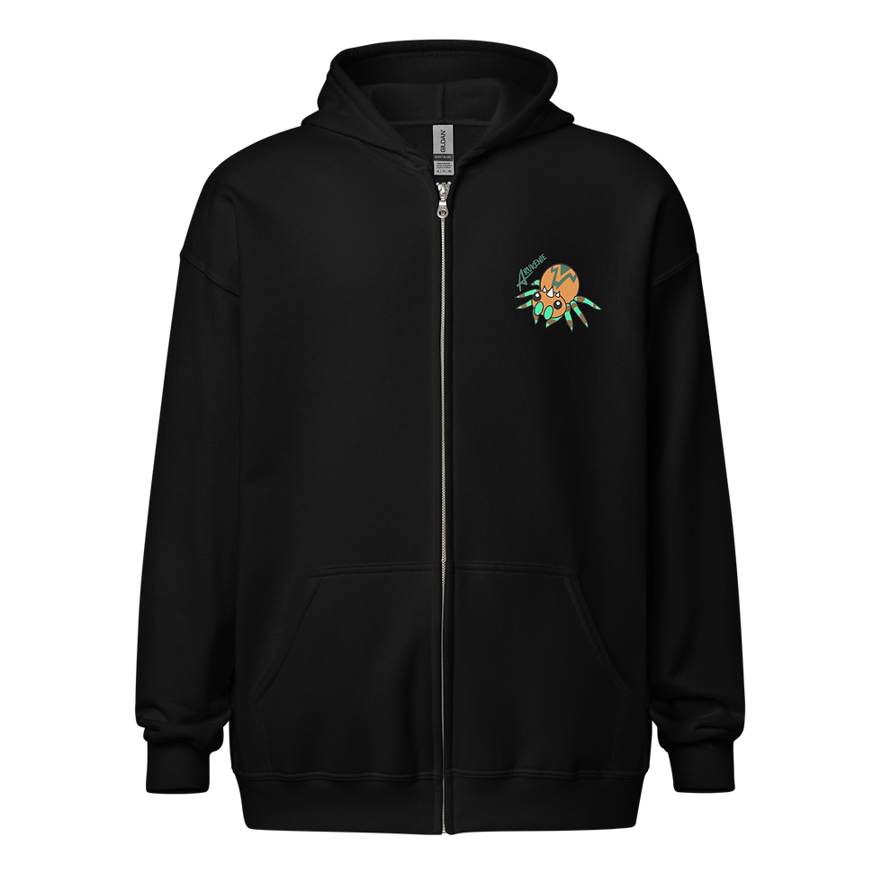 Miniaturbild: Arukenie zip hoodie | Front + Back Print