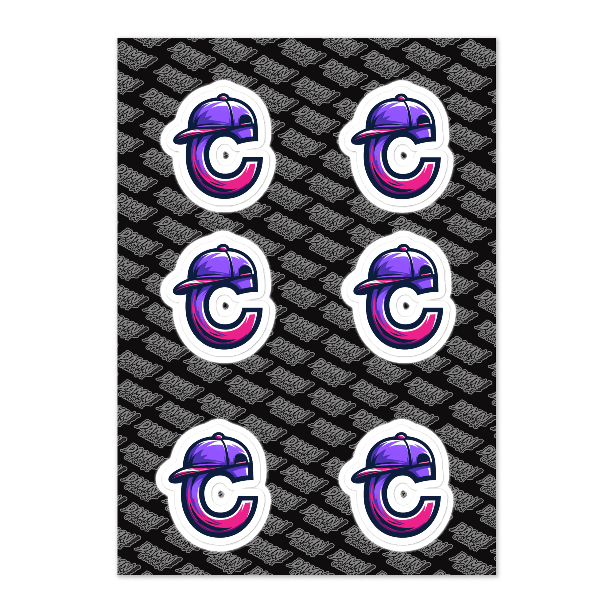 Crizko Sticker Sheet ( 6 Sticker pro Sheet )