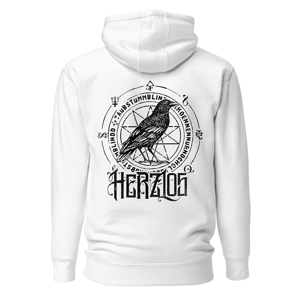 Miniaturbild: Herzlos "Taub Stumm Blind" Kapuzenpullover | Front + Back Print