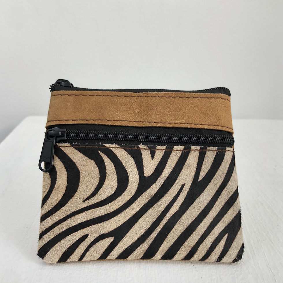 Leather Dual Zip Wallet