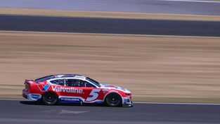 Larson wins at Sonoma with late-race passes