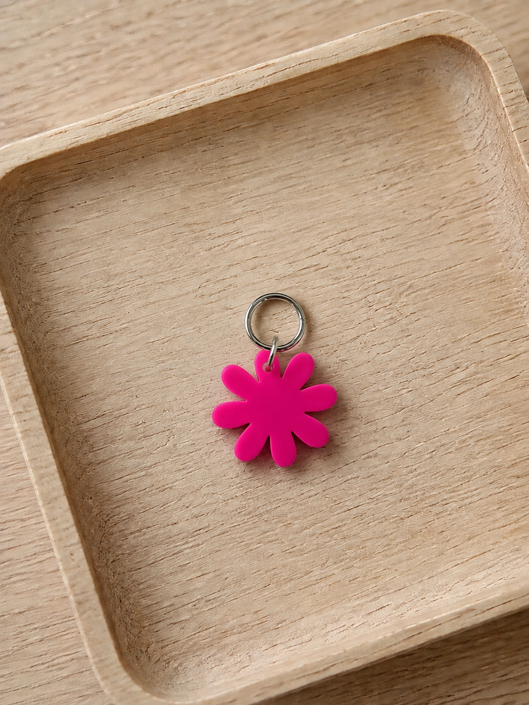 Anhänger Blume aus Acryl | Schmuckanhänger | Charm Kette, Ohrring, Armband