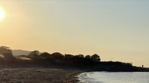 This photo shows a beach in Somerset