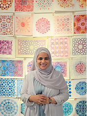 Samira Mian and examples of her work