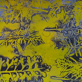 Gel Plate Printing: Inspired by Nature