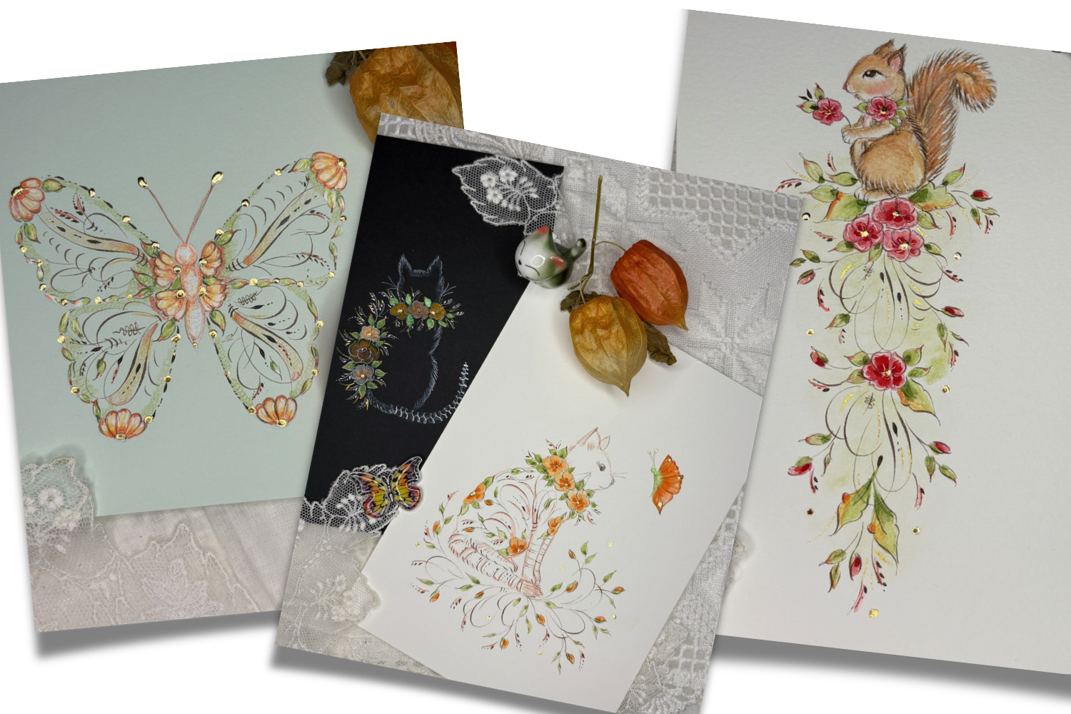 examples of offhand flourishing by Heather Held