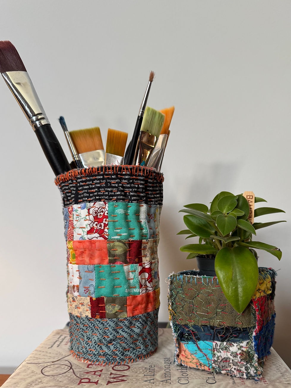 Thumbnail: Hand-Stitched Vases and Vessels