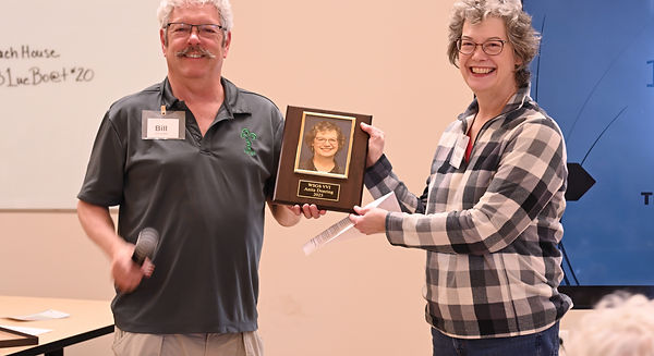 Anita finally receives her Virginia Irwin award