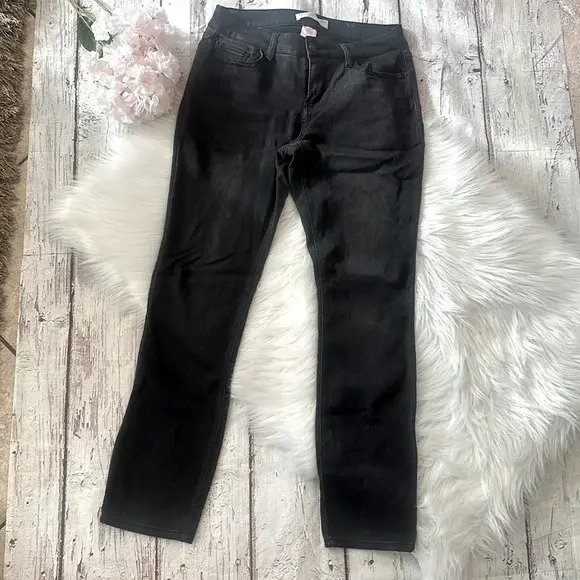 No Boundaries Stretch Faded Black Trousers