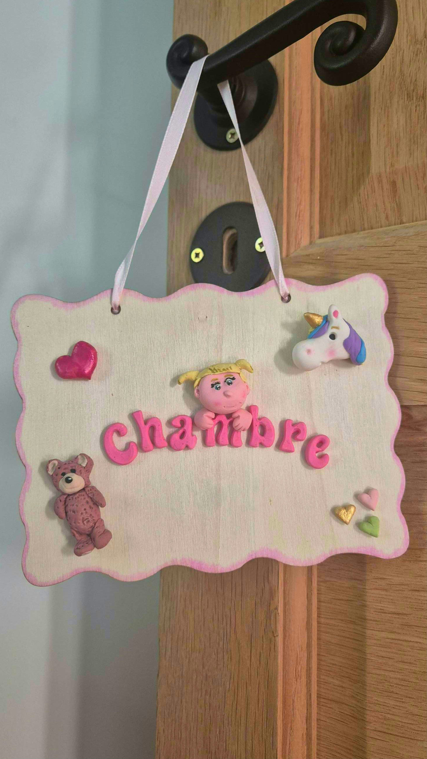 Plaque décorative Chambre fille