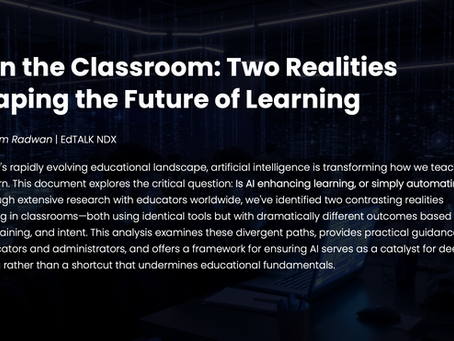 AI in the Classroom: Two Realities