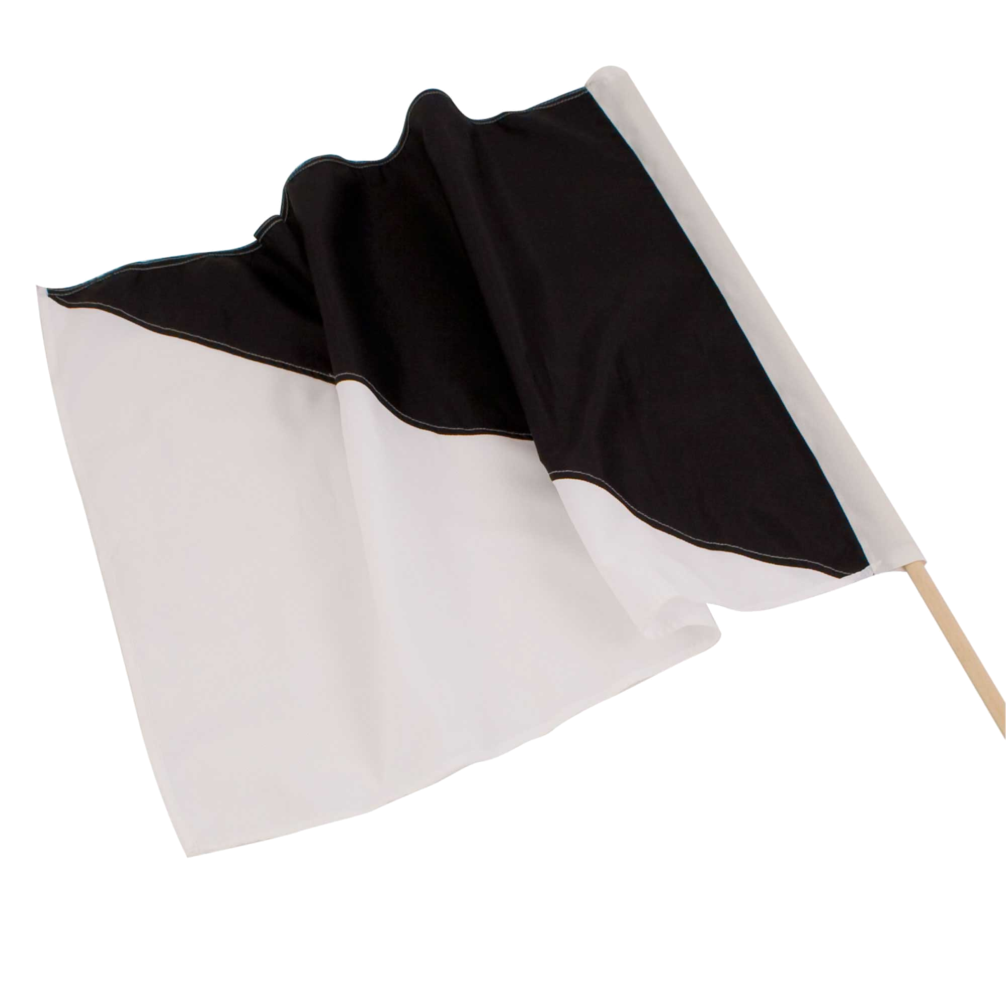 Black and white race flag