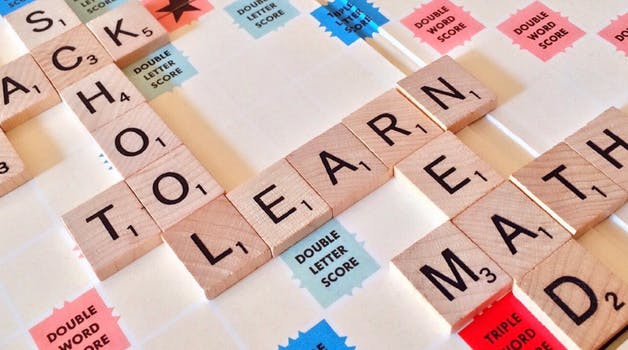 scrabble board