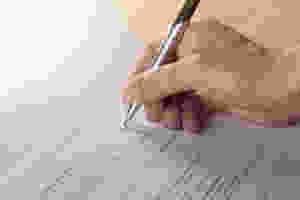 Checking boxes on a document