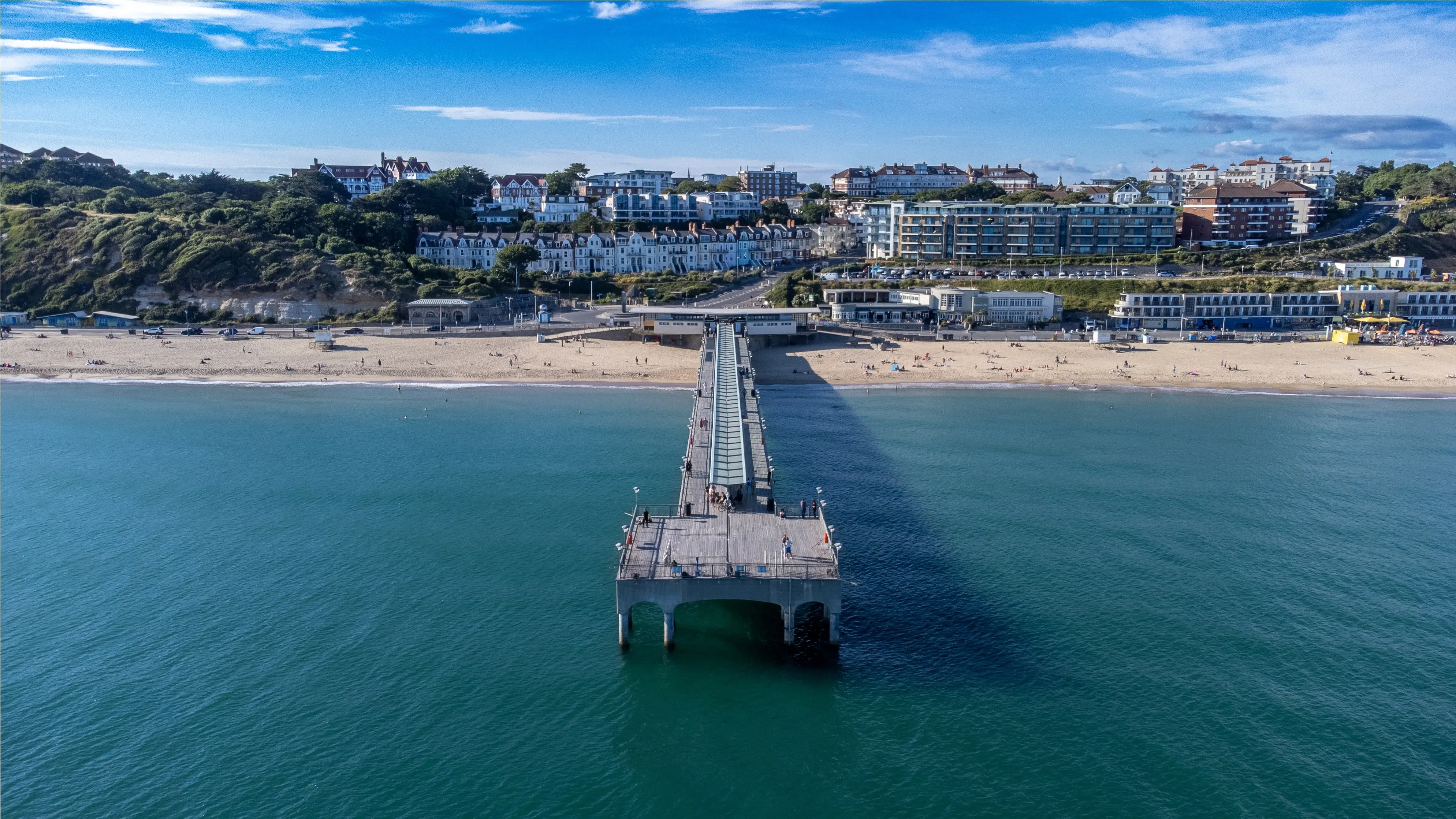 Arial View of Boscombe Pier