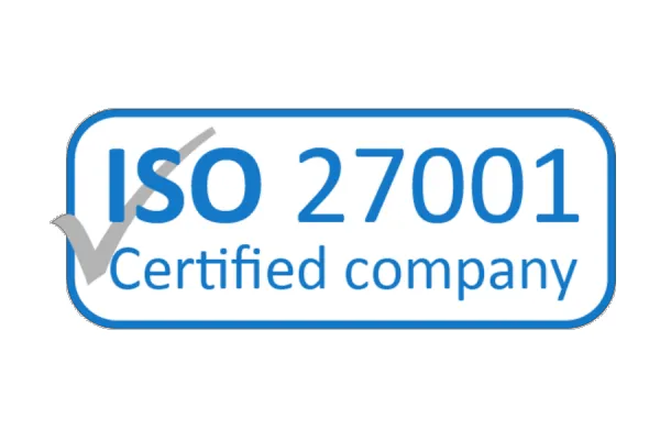 ISO 27001 certified company