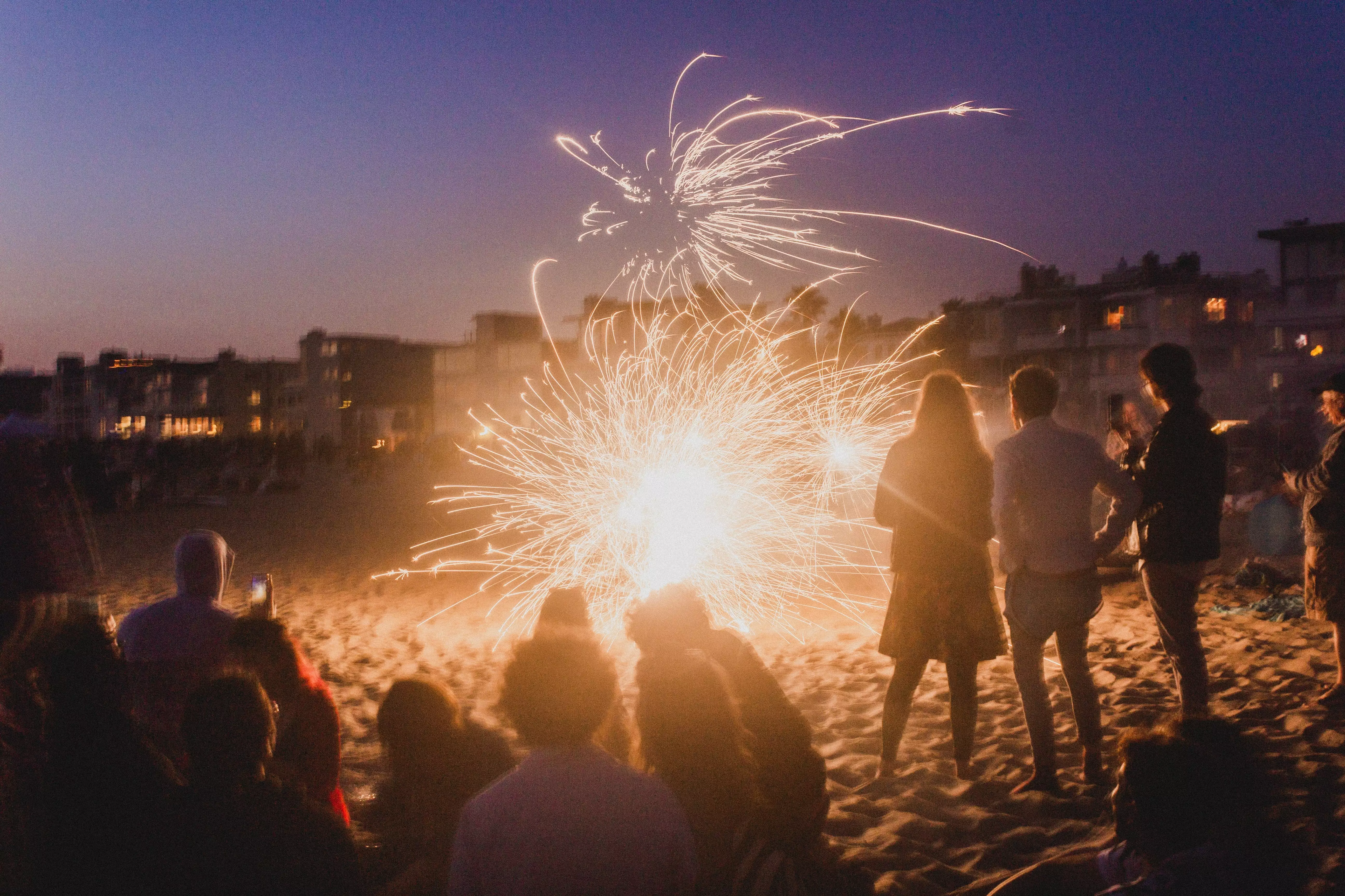 Beach Party at Night