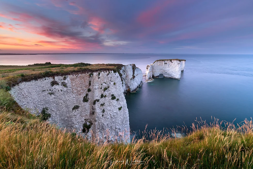 Sunset at Old Harry Rocks