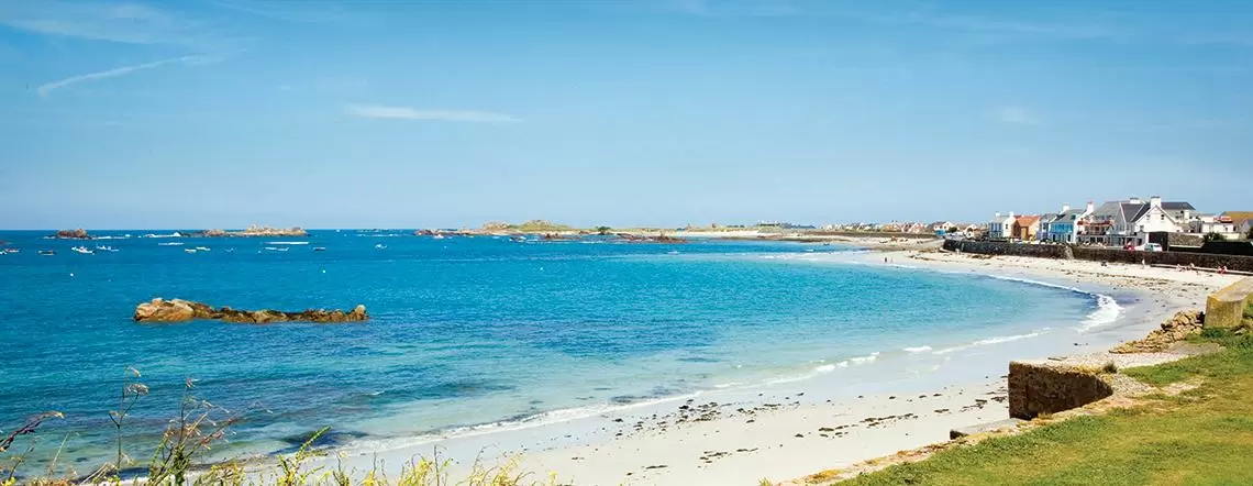 Cobo Bay Beach Guernsey