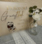 Thumbnail: Frosted Gold Acrylic Polaroid Guestbook Sign