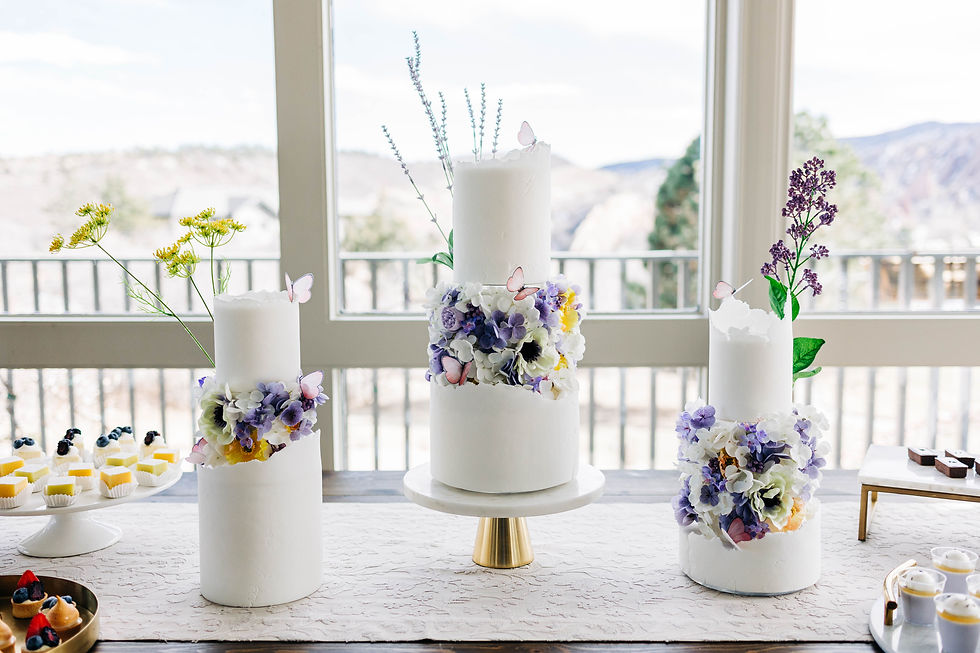 Thumbnail: White Marble Cake Stand