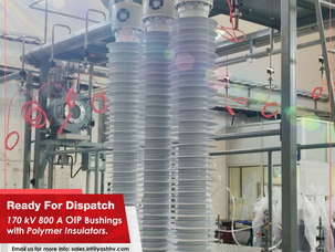 170kV 800A 300 BCT Oil Impregnated Paper (OIP) With Polymer Insulators: Ready for Dispatch