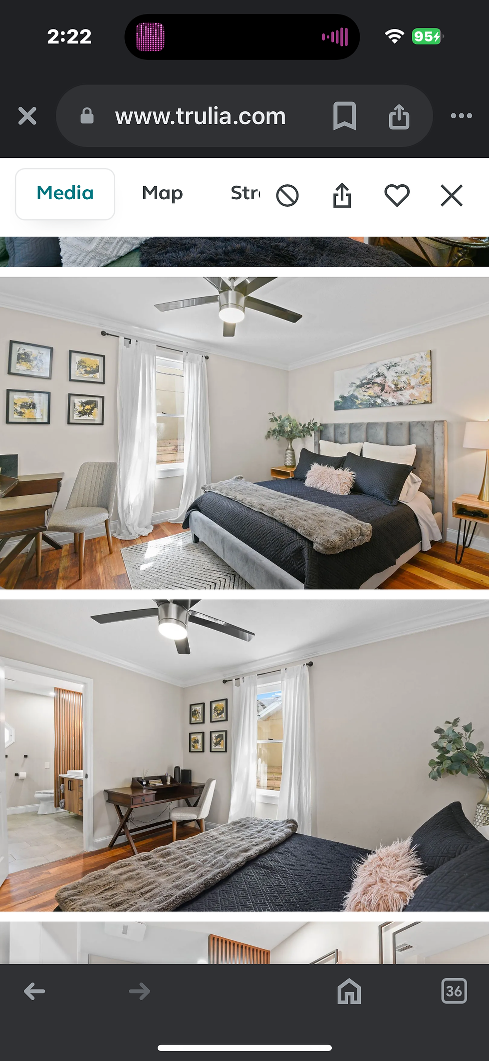 the room he lured me to to rape me, the desk I mentioned at the foot of the bed is still there and the bathroom is where I decribed too. the bed he raped me on has been replaced with the footboardless one you see now