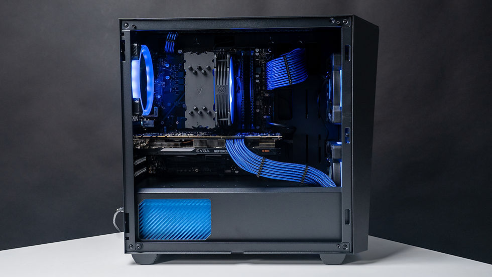 Mid Range Black/Blue Gaming PC (Core i3 10105F +GTX 970) | Zach's Mid Range Black/Blue Gaming PC (Core i3 10105F +GTX 970) | Zach's
