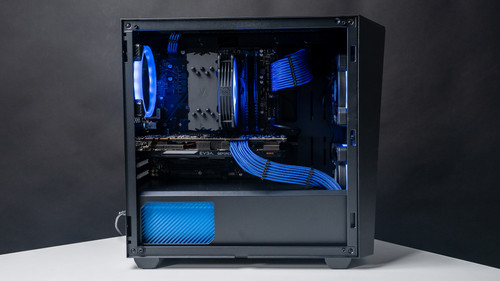 ライトユーザー向けGamingPC / i3-10105F / GTX970 Mid Range Black/Blue Gaming PC (Core i3 10105F +GTX 970