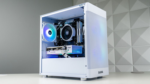 ゲーミングPC Ryzen 3600/RTX2060Super/1TBSSD Budget White Gaming PC (Ryzen 5 3600 + RTX 2060 Super