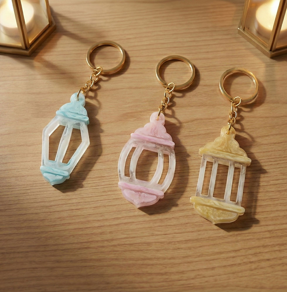 Miniatura: 6 Mini Hollow Lantern Silicone Mold – 5.5 cm 🌙✨- Epoxy Resin Melb Molds  Silicone Molds - MelbMolds