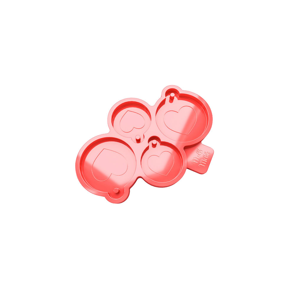 Round Heart Silicone Mold 💖- Epoxy Resin Melb Molds  Silicone Molds - MelbMolds