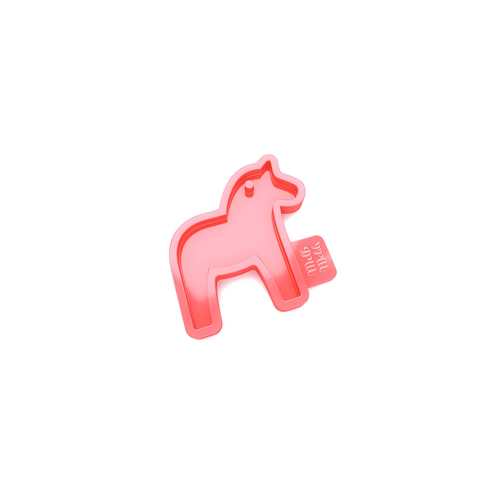 Dala Horse Silicone Mold 🐴 Epoxy Resin Melb Molds Christmas Silicone Molds - MelbMolds
