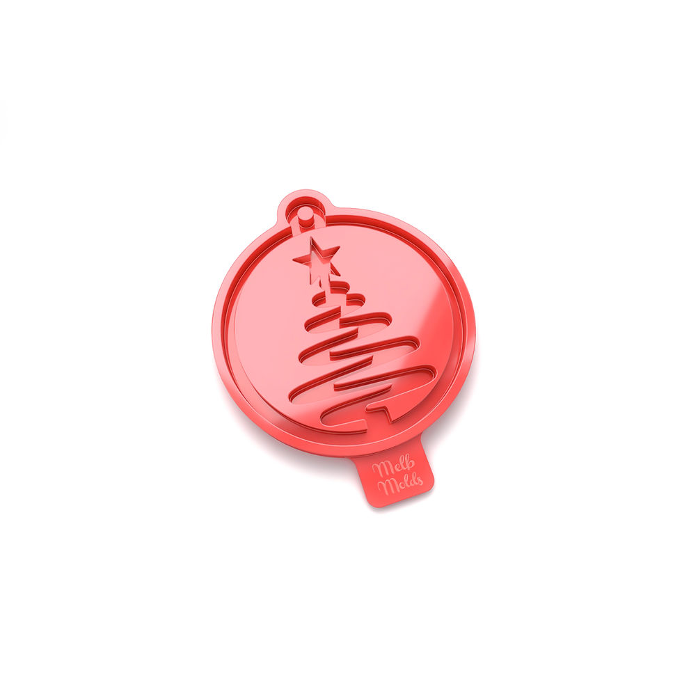 Swirl Christmas Tree Ornament Mold ๐ Epoxy Resin Melb Molds Christmas Silicone Molds - MelbMolds