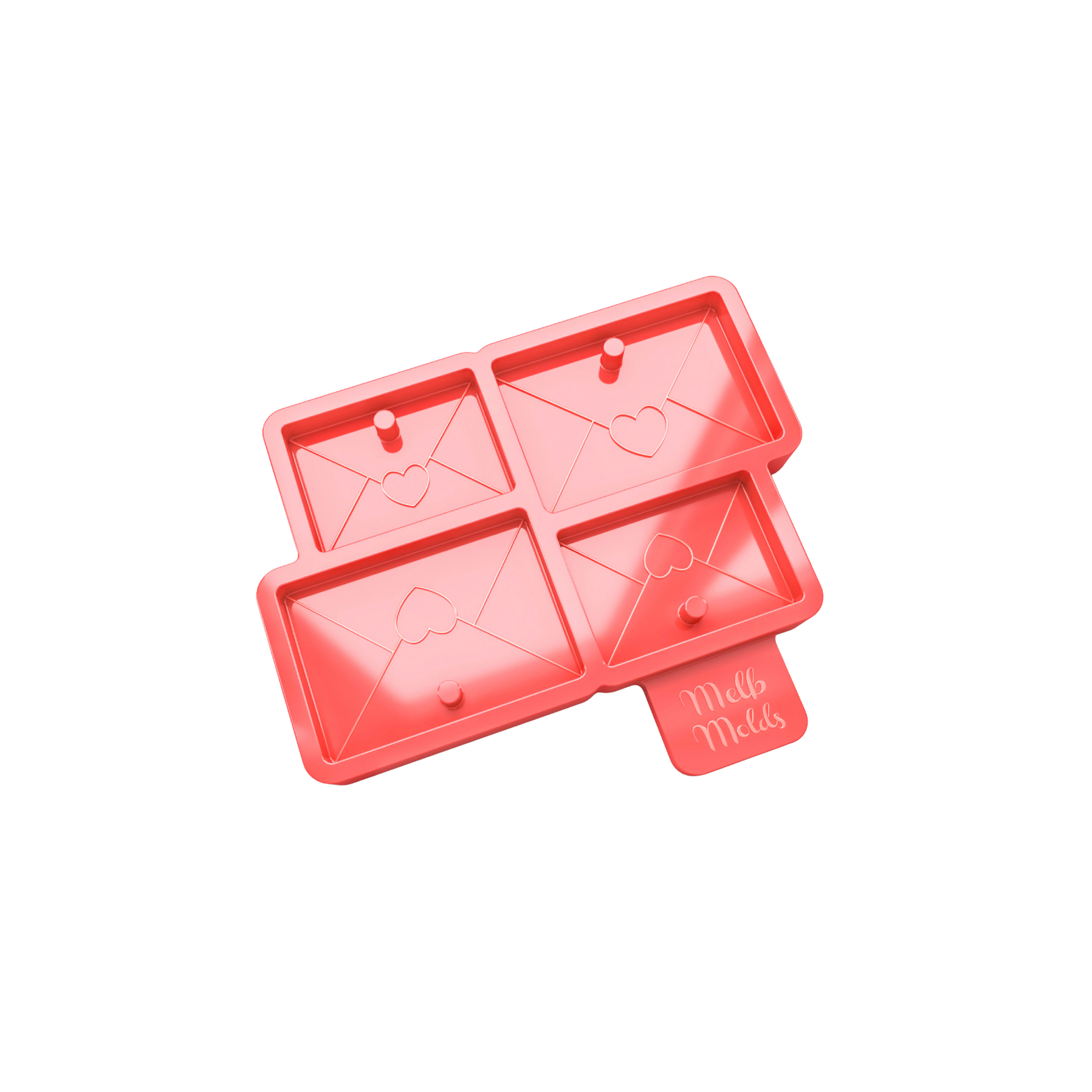 Heart Letter Envelope Silicone Mold – 2 Sizes 💌✨- Epoxy Resin Melb Molds Silicone Molds - MelbMolds
