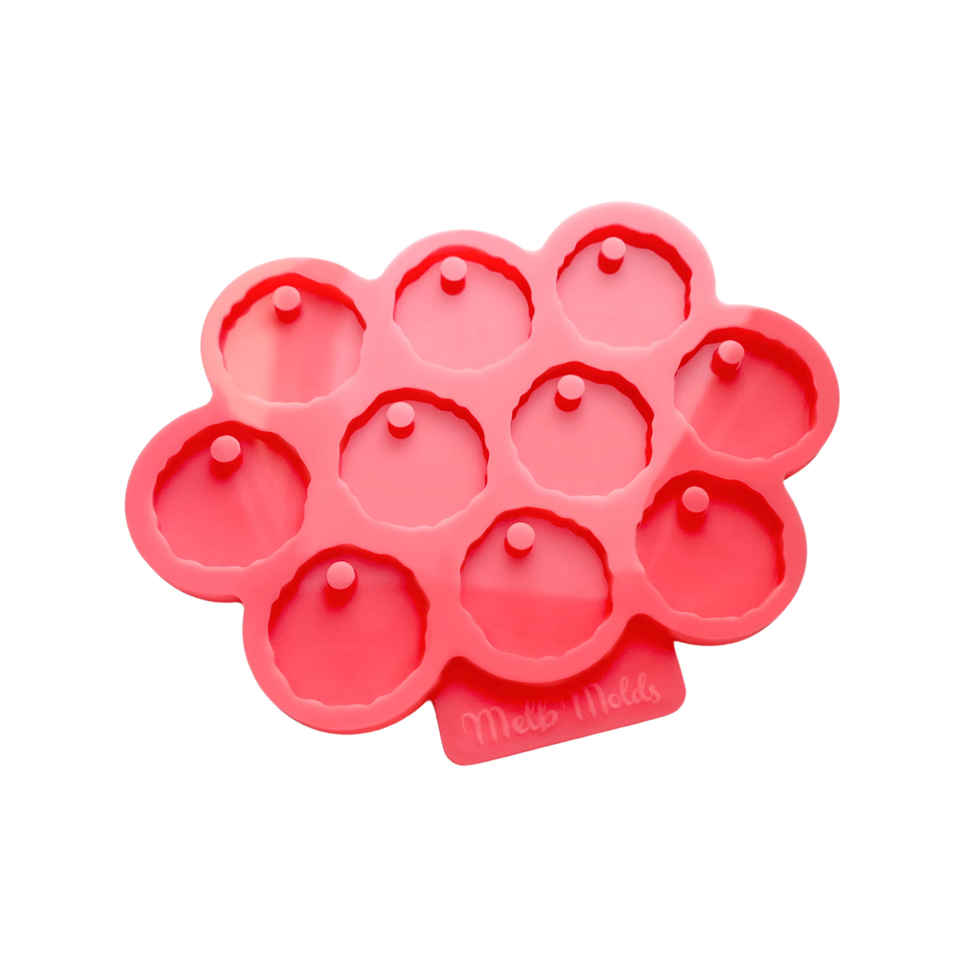 Stampo in resina Geode Tag & Keychain - 10 piccoli